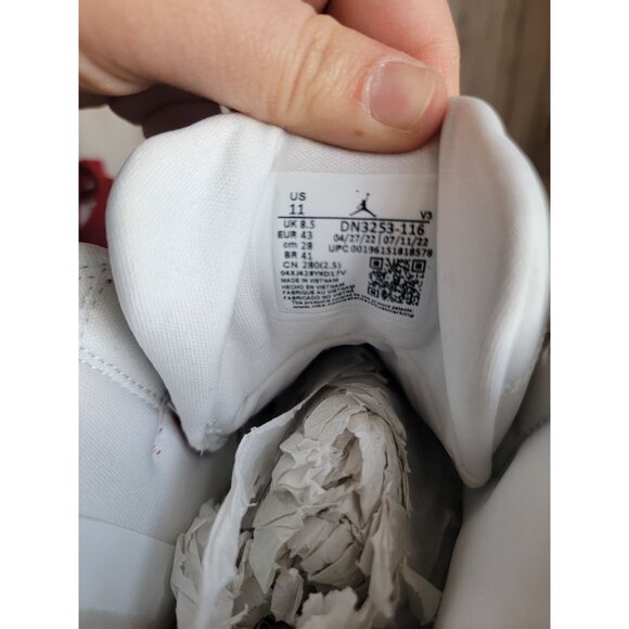 Air jordan‎ women 11 red elevate high varsity shoe Nike - Picture 7 of 10